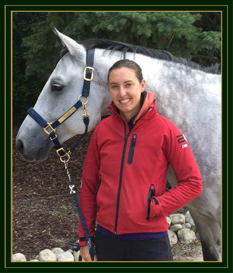Molly is the Riding Manager at Galway Farm. Molly Grey Horse